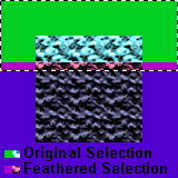 Feathered Selection